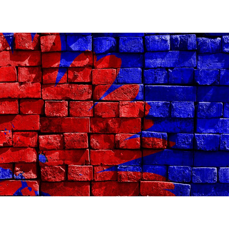 Brick Wall Photography Mural Wallpaper Environment Friendly Living Room Wall Mural