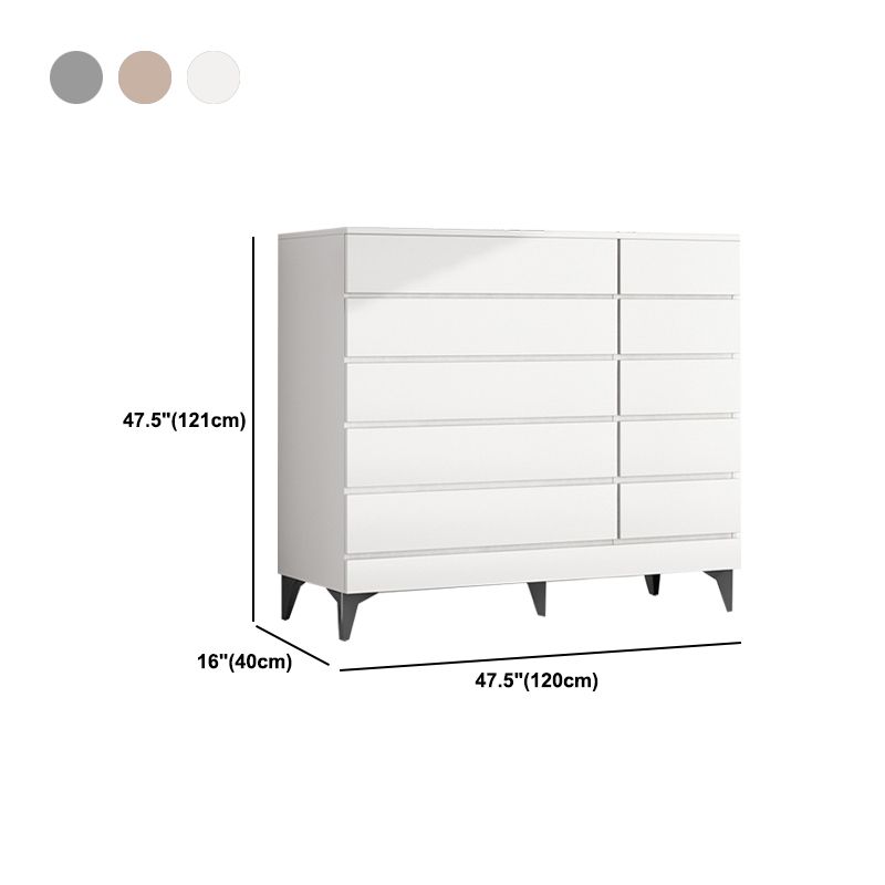 16" W Lingerie Chest Vertical Wood Storage Chest with Drawers for Bedroom