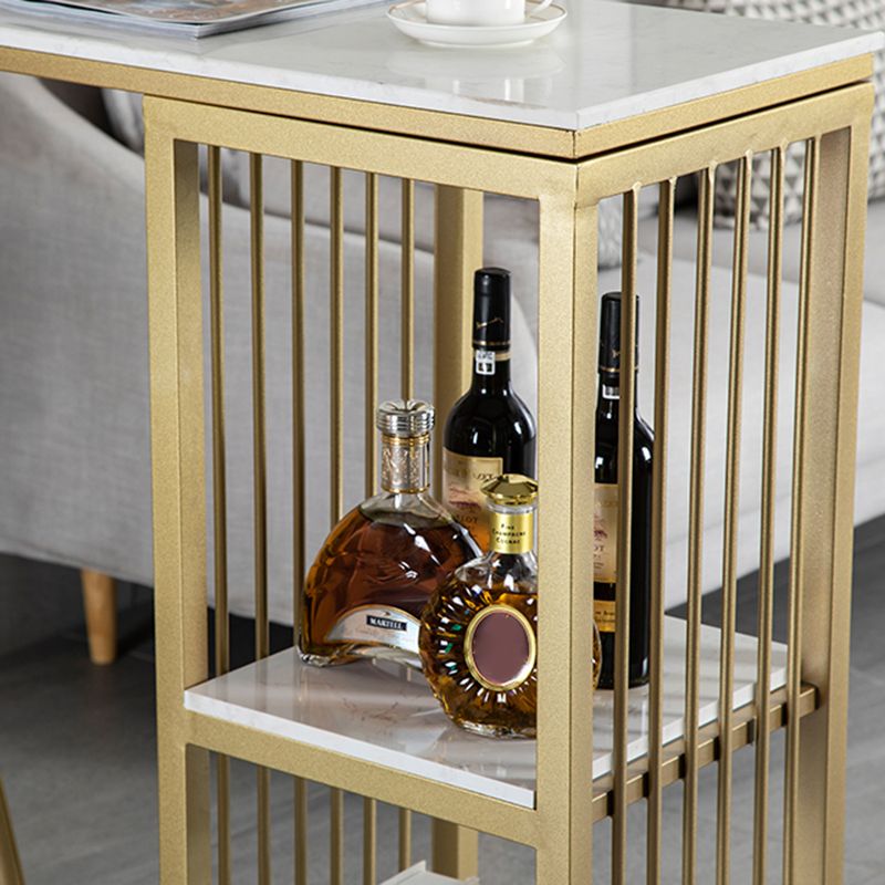 Rectangular Bar Table Set Glam 1/2/3/5 Pieces Bar Table and Stools for Dining Room