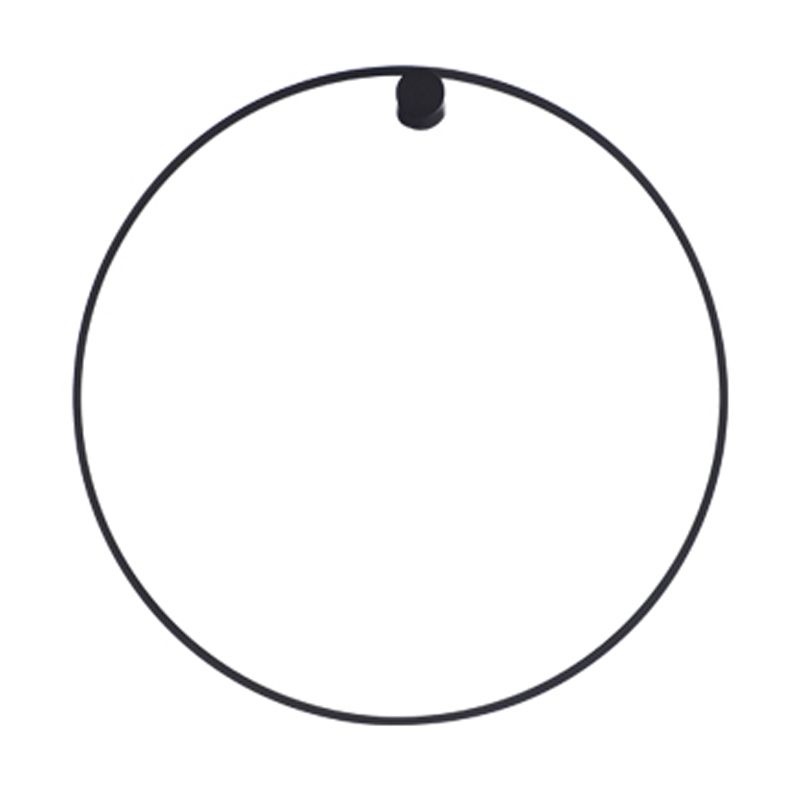 Round Shade Metal Wall Sconce Modern Style 1 Light Wall Mounted Light