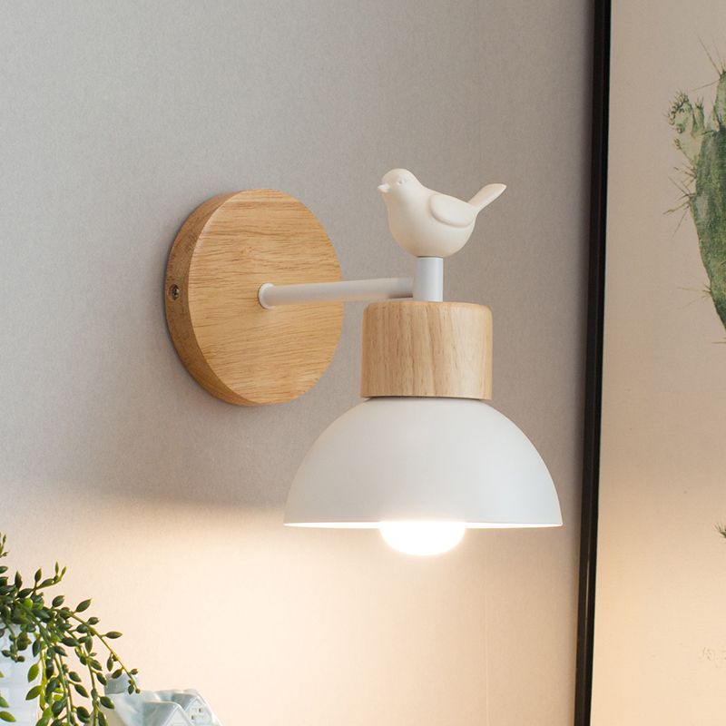 Modern Bowl Shape Wall Sconce Lights 1 Light Wall Light for Living Room