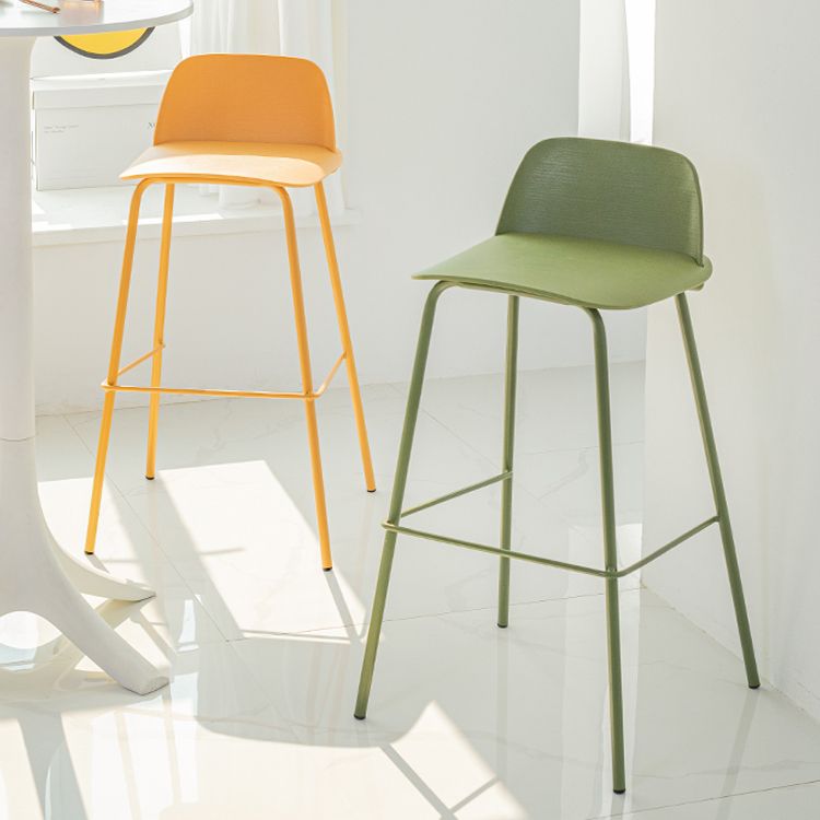 Modern Style Metal Bar-stool Plastic Counter Bar Stool for Kitchen