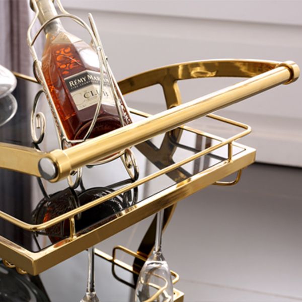 32.68" High Contemporary Rectangle Prep Table Rolling Metal Prep Table for Kitchen