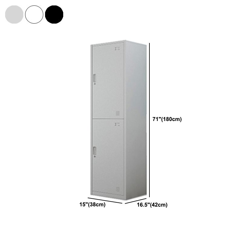 Steel Contemporary Wardrobe Closet Hinged Wardrobe Armoire for Home