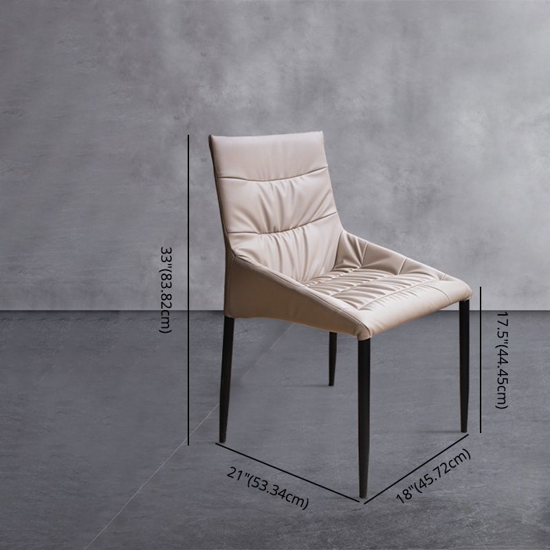 Modern Rattan Standard Dining Set with Rectangle Table and Solid Back Chairs Dining Set