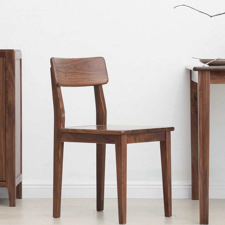 Dining Room Armless Dining Chair Home Open Back Dining Chair