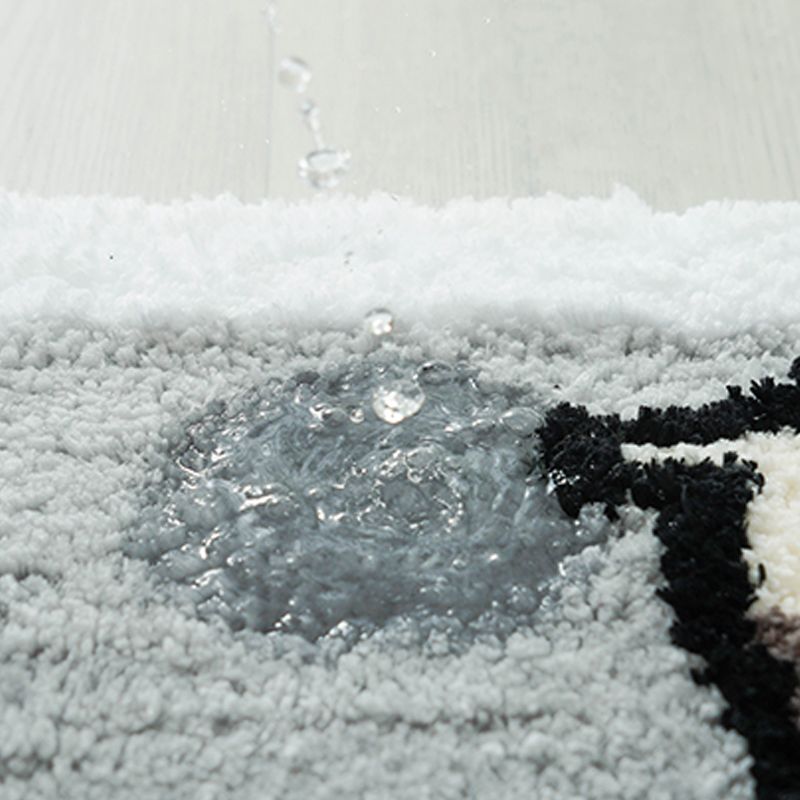 Funky Area Carpet Fancy Animals Print Carpet Polyester Stain Resistant Washable Rug for Living Room