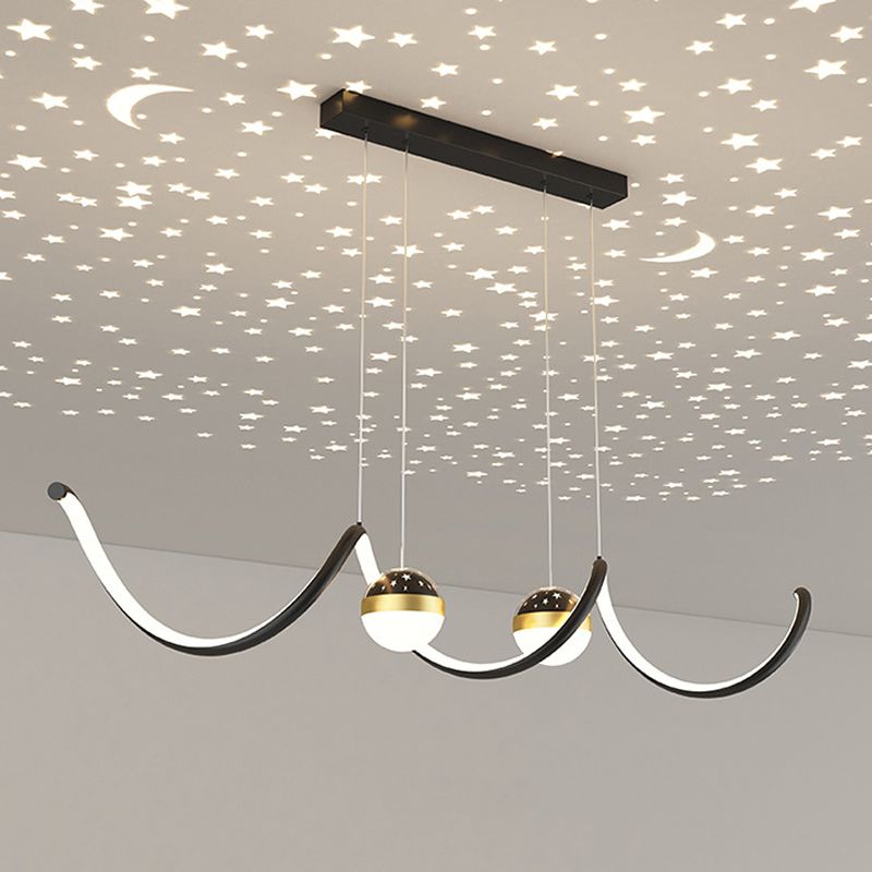 Modern Hanging Ceiling Light Metal 3 Light Pendant Lighting Fixtures for Dining Room