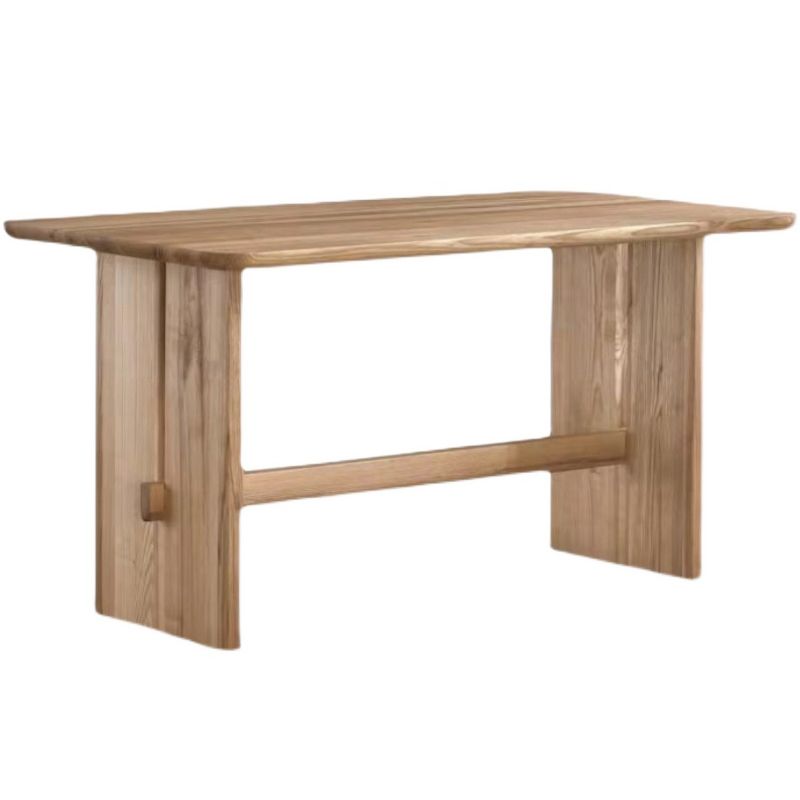 Kausal massives Holz Standard Esstisch Khaki Rechteck Form Esstisch für Küche