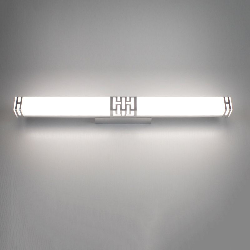 Simplicité Rectangle Vanity Sconce Lights Acrylique Moup Moup Light Aymat pour salle de bain