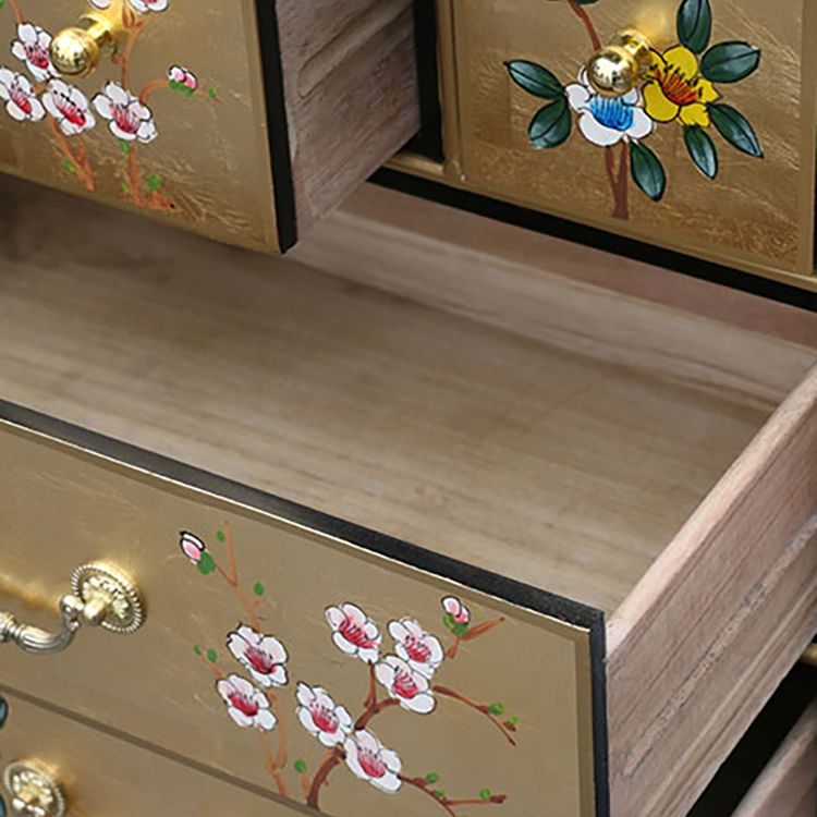 Classic Glam Dresser Solid Wood Storage Chest Dresser with 5/6/7/8/9 Drawers
