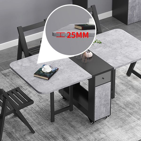Mid-Century Modern Dining Table Pedestal Dining Room Table for Home Kitchen Dinner