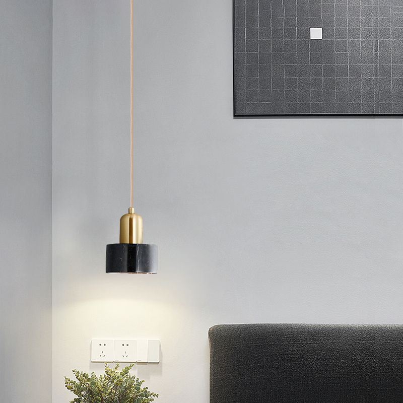 Shaded Dinning Room Pendant Lighting Fixture Stone Modern Suspension Pendant Light