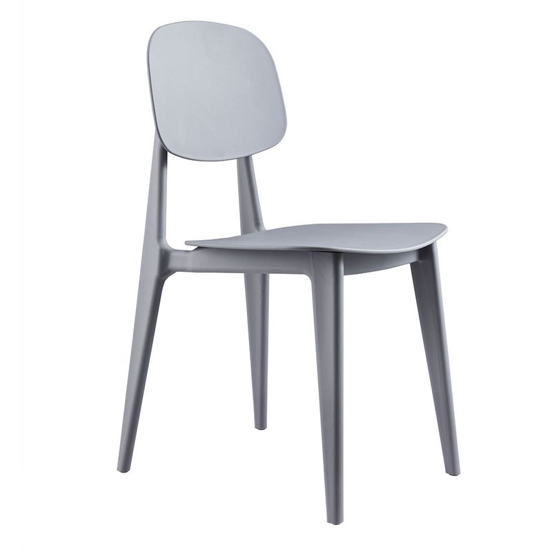 Chaise latéral de maison contemporaine en plastique arrière 32 "H chaise de salle à manger