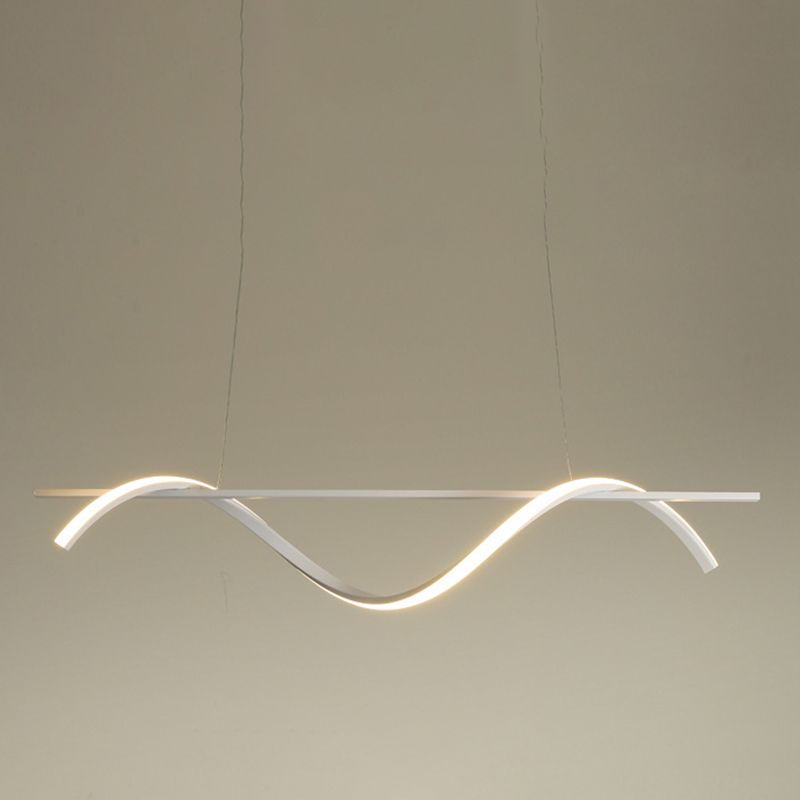 Modernism White/Black Kitchen Island Lighting Unique Ceiling Light for Bedroom