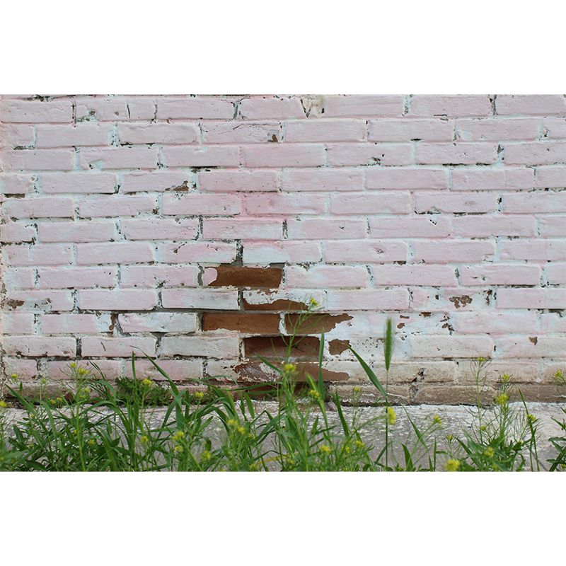 Soft Coor Brick Wall Mural Industrial Wallpaper Whole Wall Decor for Living Room