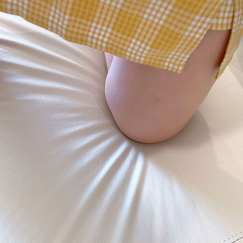 Contemporary Stain-Resistant Faux Leather Square Arm Sofa/Sectional for Living Room