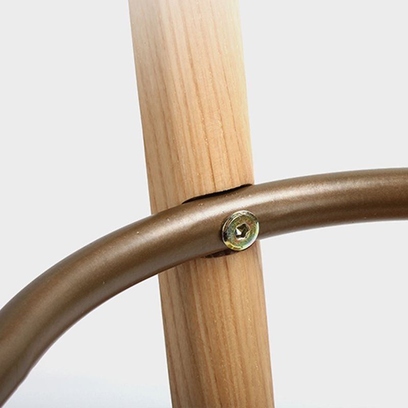 Modern Style Bar-stool PU Leather Counter Bar Stool with Wooden Legs