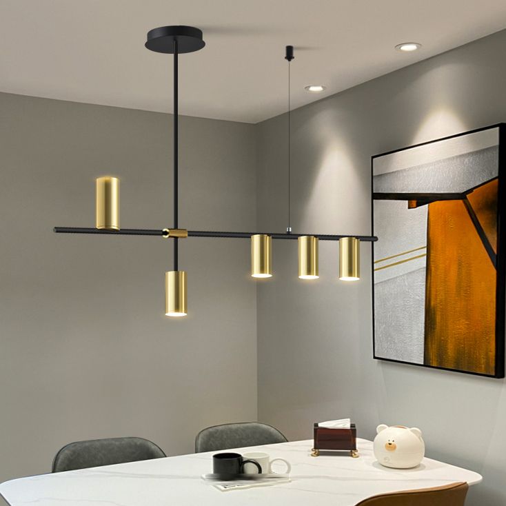 Lámparas de la isla de cilindro de las lámparas contemporaryisland Metal para la isla de cocina