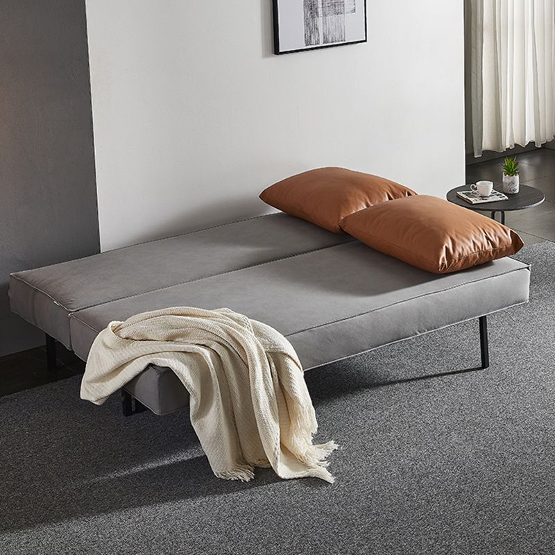 Contemporary Futon Sleeper Sofa Bed Fabric Armless Futon Frame