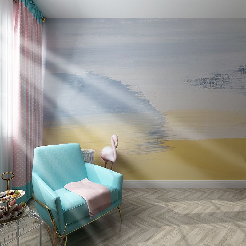 Scandinavian Minimalist Wall Decor Abstract Oil Painting Customized Murals, Full Size