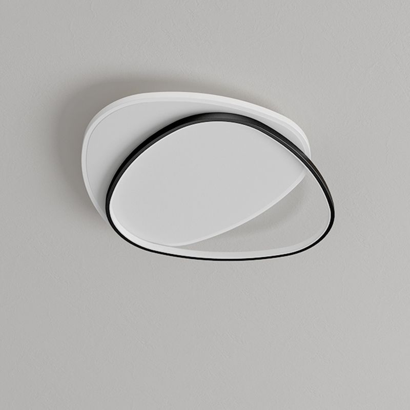 Acrylic Modern Style Flush Mount Ceiling Fixture 1-Light Geometric Led Flush Light