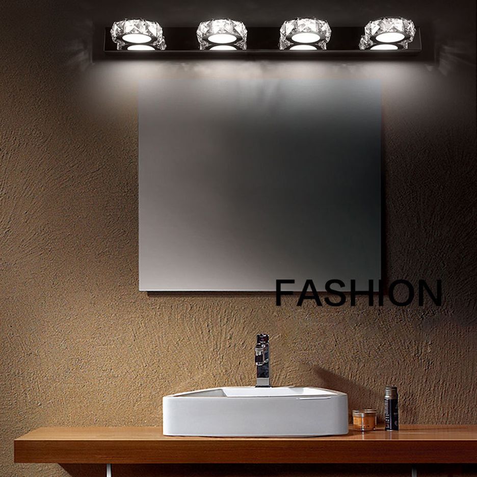 Circles Wall Lighting Fixture Minimalist Style Crystal Clear Wall Mounted Light Fixture