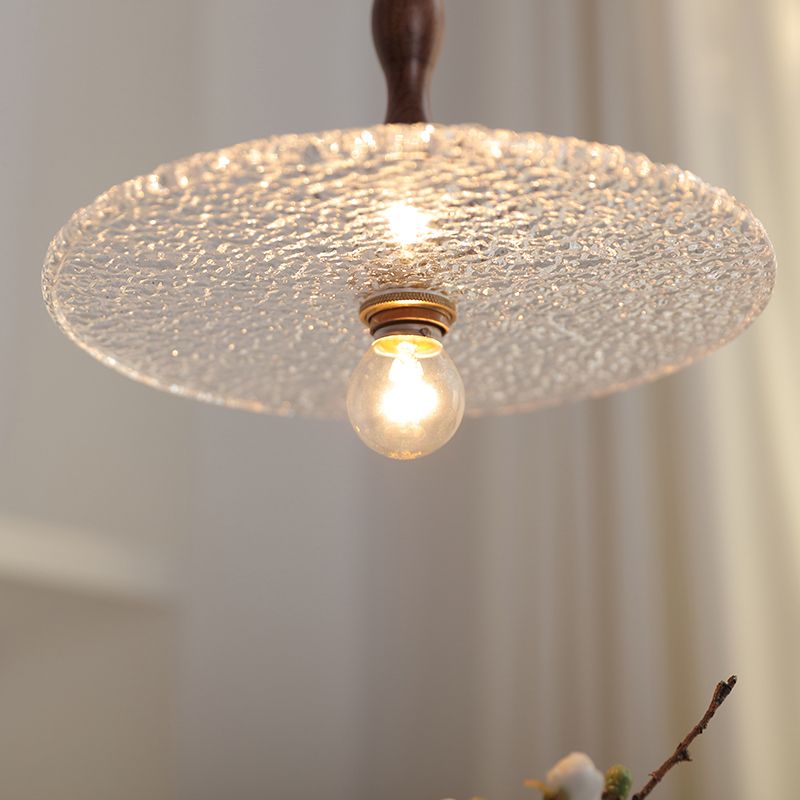 Single Light Contemporary Hanging Lamps Glass Shade Pendant Light for Sitting Room Foyer