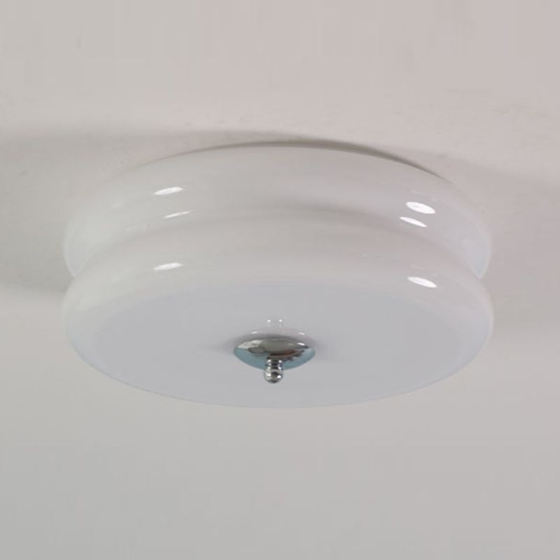 Glass Flush Ceiling Light Modern Flush Mount Ceiling Fixture for Bedroom