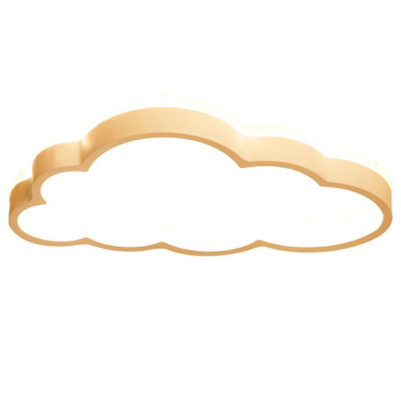 Luz de techo de montaje en la nube 1 Luz de techo de montaje nórdico de acrílico ligero de acrílico para dormitorio