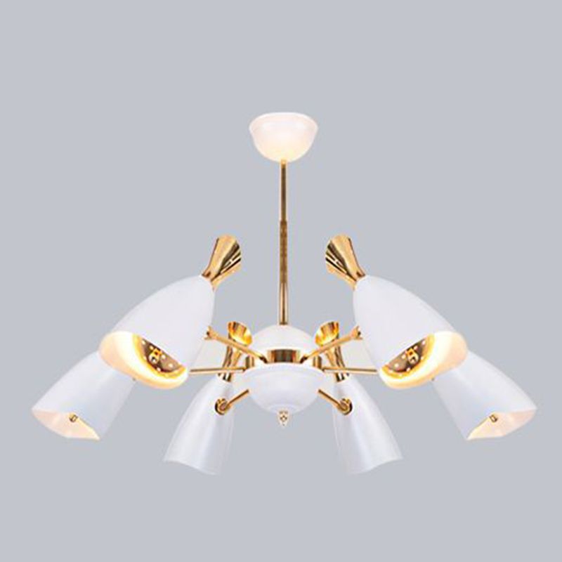 Moderne creatieve geometrische hanglampje Electroplate Metal kroonluchter voor woonkamer