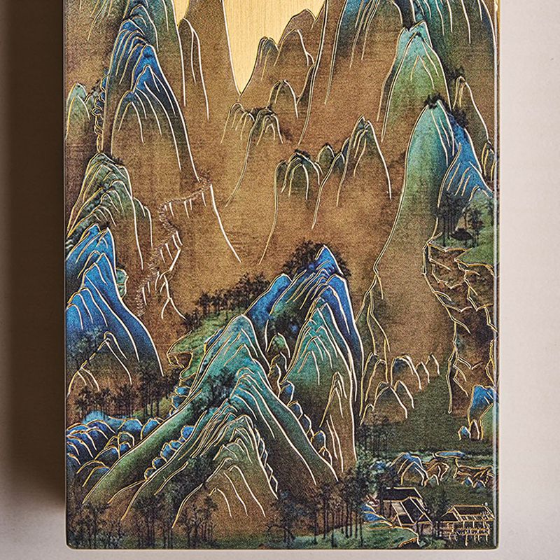 Modern Metal Wall Sconce Rectangle Shape Wall Light with Stone Shade for Living Room