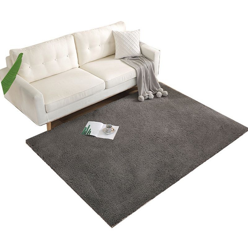 Multi-Colored Plain Rug Polypropylene Calming Area Rug Easy Care Pet Friendly Non-Slip Carpet for Room