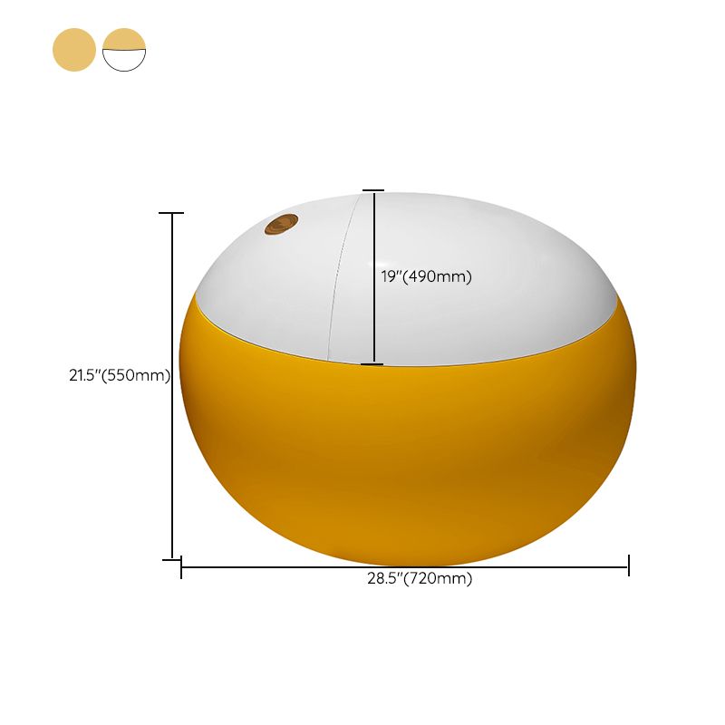 Modern Urine Toilet One Piece Floor Mount Toilet Bowl with Toilet Seat