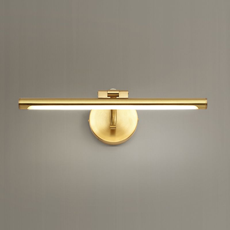 Adjustable LED Mirror Front Light 1-Light Vanity Light with Acrylic Shade for Bathroom