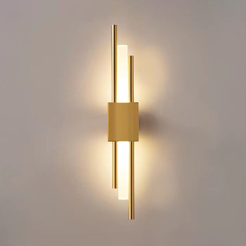 Modern Sconce Lighting Linear Wall Lighting Fixtures Metal 1 Light Wall Sconce