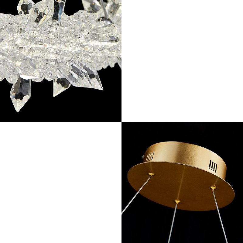 Lampade per lampadari a LEDELIE LED SIMPLICITÀ MODERNY GARLA LEDE LUMI DI CRIDURO CRIDUNGE PENDANTI PER RISTATO