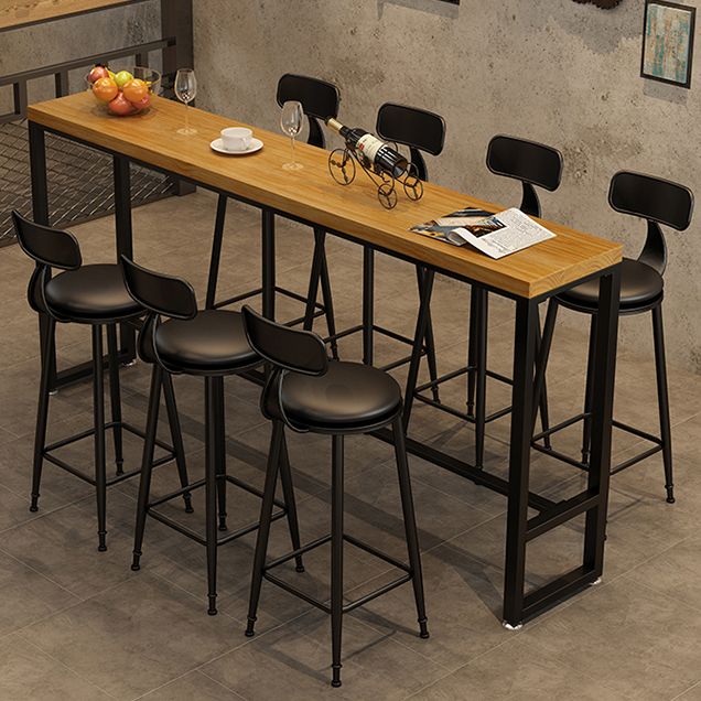 1/4/5/8/9 Pieces Bar Stool and Table Set Rectangular Pub Dining Set