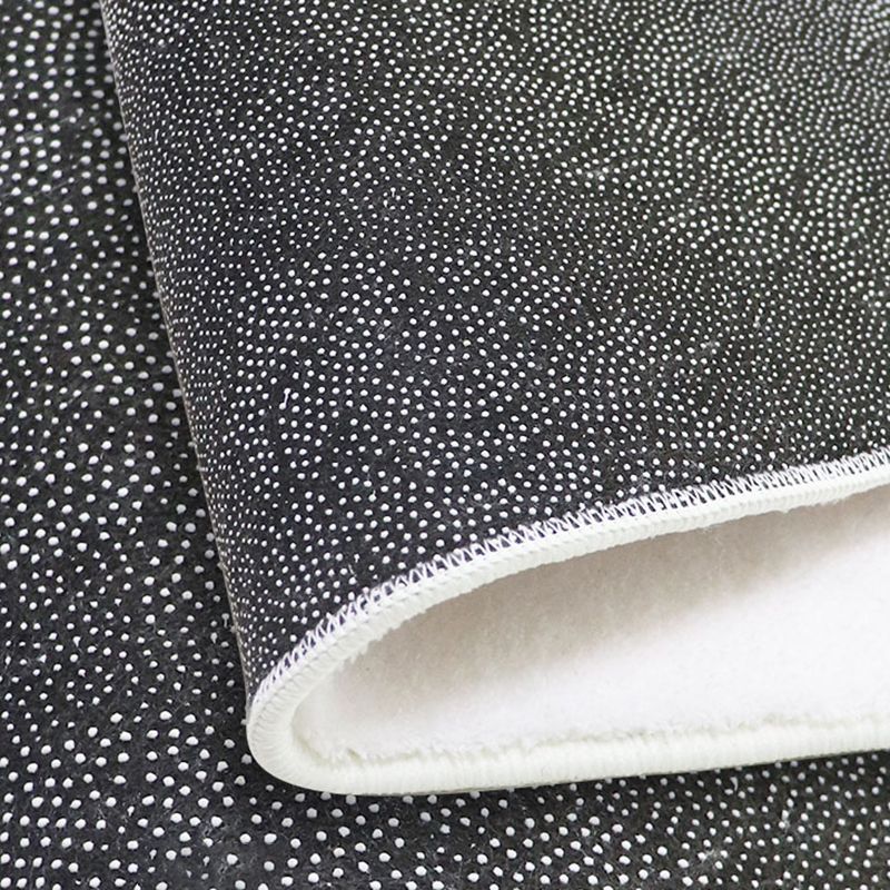 Blauw modern vloerkleed bloem afdrukken polyester gebied tapijt niet-slip achterste tapijt voor woningdecoratie