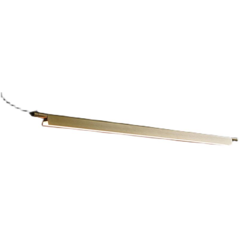 Simple Slim Hanging Light Metal Island Light Fixture for Kitchen