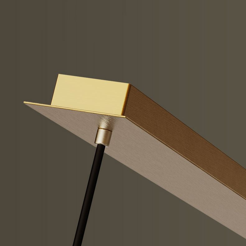 Contemporary Pendant Light Kit Gold Shaded Hanging Ceiling Light with Metal Shade