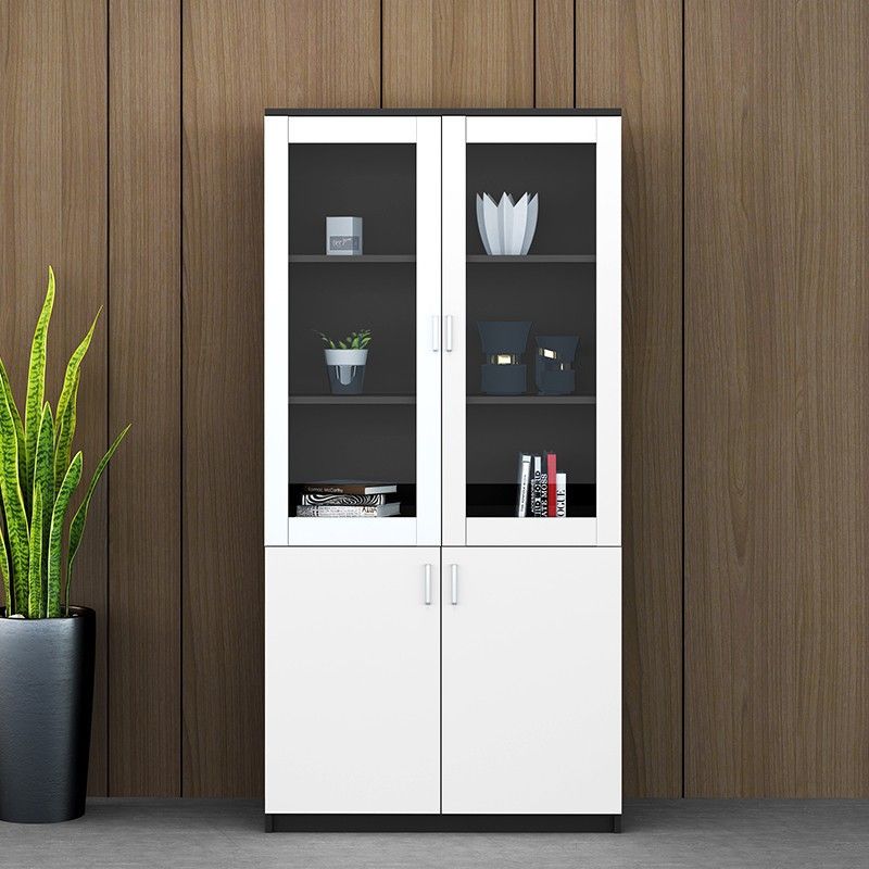 Industrial Cabinet Wood Adjustable Storage Shelves Filing Cabinet