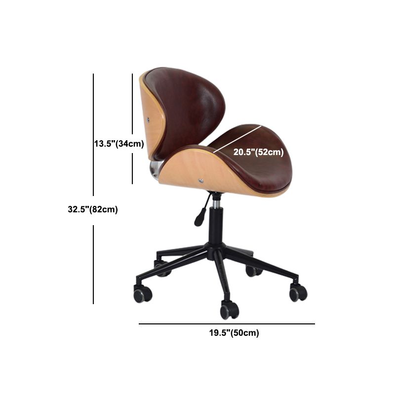 Contemporary Metal Barstool Faux Leather Counter Stool in Matte Finish