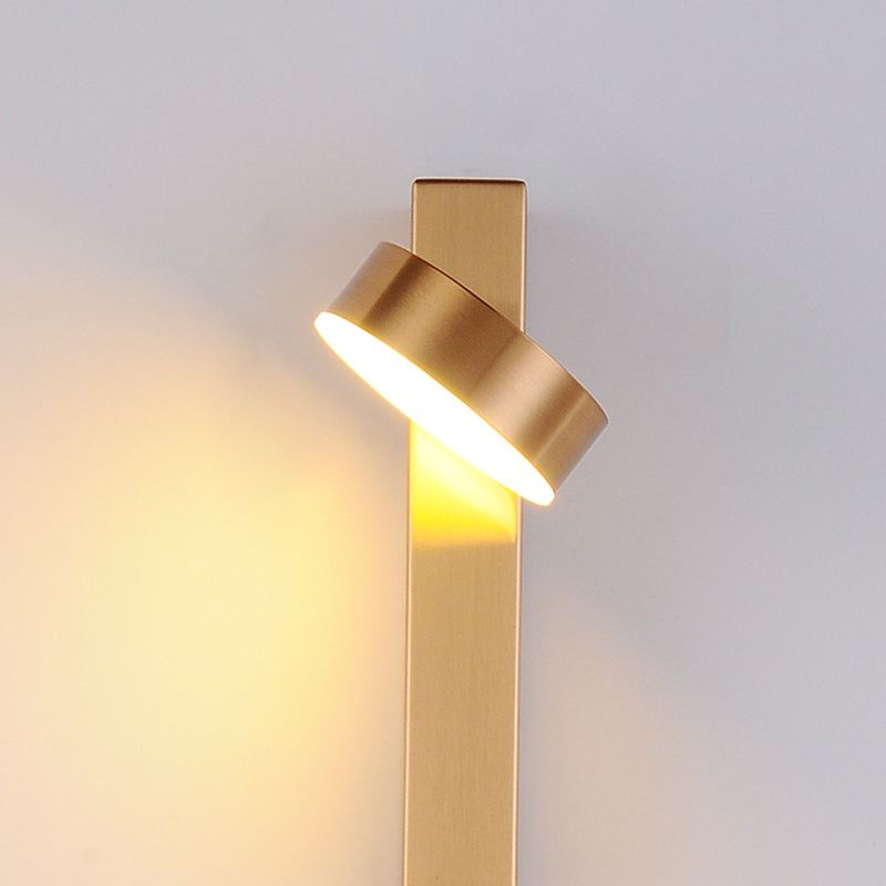 Lampada a parete a LED in ferro elettroplate in stile moderno in stile creativo sconce da parete geometrica per camera da letto