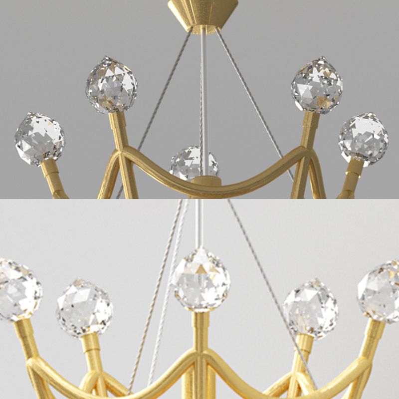 Luz de semi flush en forma de dorado Luz moderna de 1 luces de vidrio transparente de techo de vidrio para pasillo