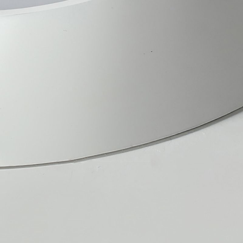 Plafonnier LED géométrique concis moderne en fer laqué avec abat-jour en acrylique