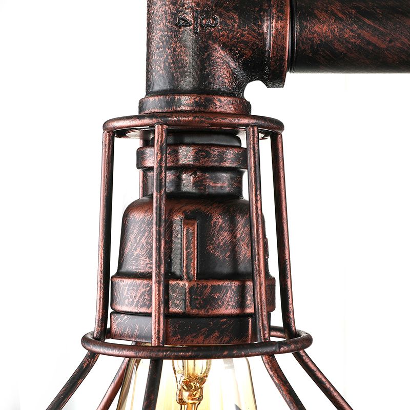 Globe Caged Corridor Wall Light Schaft