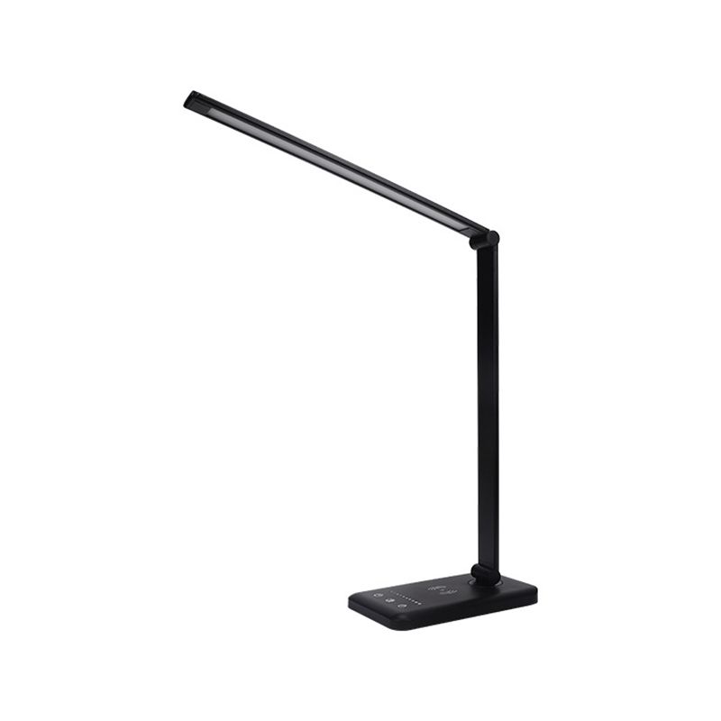 Aluminum Strip Table Lamp Contemporary Style 1 Light LED Table Lamp for Bedroom