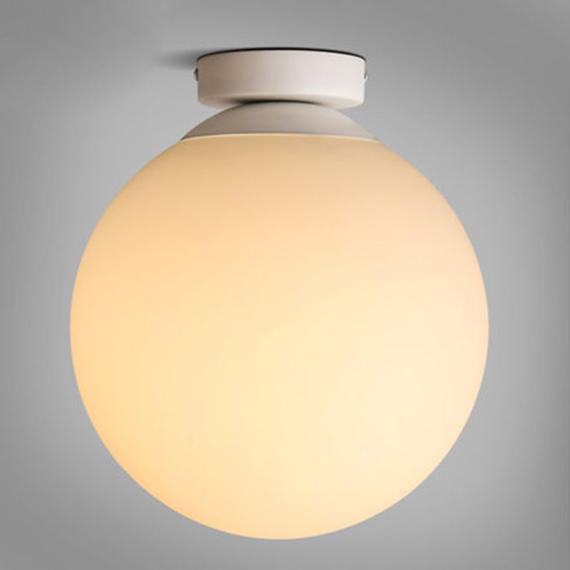 Bolvormige woonkamer inbouw plafondlamp armatuur glas moderne inbouw plafondlamp in wit