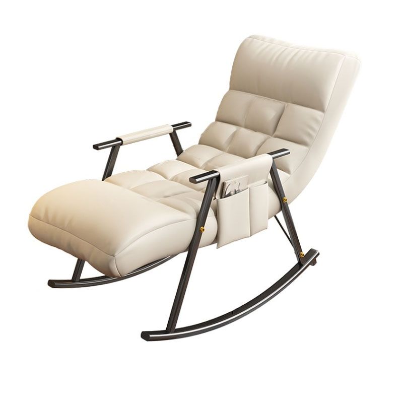 Bedroom and Balcony Single Simple Rocker Chair Waterproof Lazy Sofa Chair